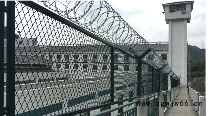 Kunxian/坤贤围墙钢丝网围栏 刺钢丝防盗金属网墙 防攀爬护栏网图5