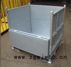 供应云彩立式托盘、轮胎架、铁板箱、金属网箱、布袋车、烟草笼车、汽车零部件转运架、工位车、堆垛货架、商超两面车、网格箱图2