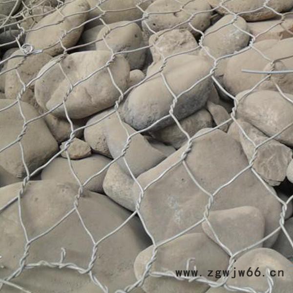 河南金属网厂-恒仁镀锌石笼网- 防锈镀锌铁丝石笼网片 格宾防洪石笼网图3