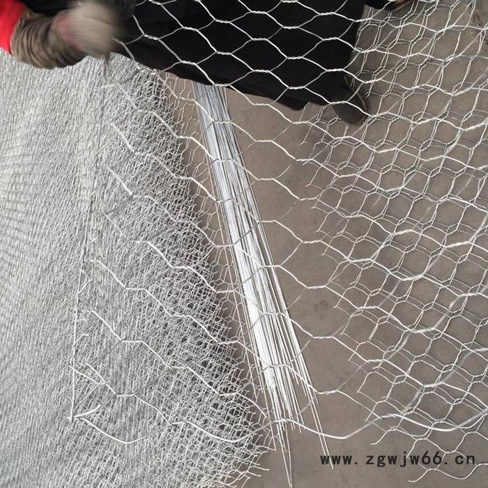 河南金属网厂-恒仁镀锌石笼网- 防锈镀锌铁丝石笼网片 格宾防洪石笼网图6