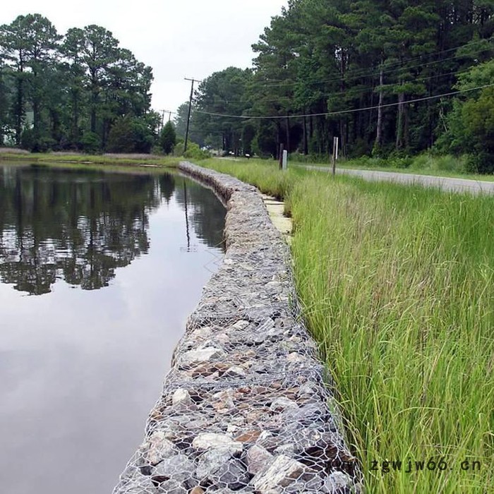河南金属网厂-恒仁镀锌石笼网- 防锈镀锌铁丝石笼网片 格宾防洪石笼网图8