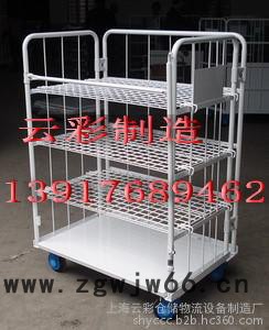 供应物流台车、巧固架、立式托盘、轮胎架、铁板箱、金属网箱、布袋车、烟草笼车、料架、汽车零部件转运架、工位车、堆垛货架图5