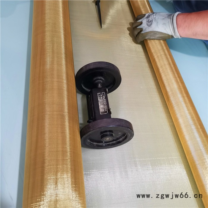 紫铜金属网    实体厂家   铜网    斜纹编织铜网图5