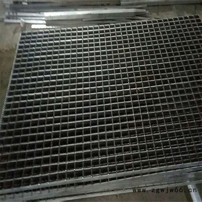 宁达钢格板钢格栅复合钢格栅源头厂家热镀锌楼梯踏步板 钢格网踏步 金属网格板踏步图2