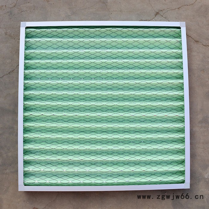 【山东厂家】无纺布洁净室初效空气过滤器G4可洗式金属网山东厂家包邮图2