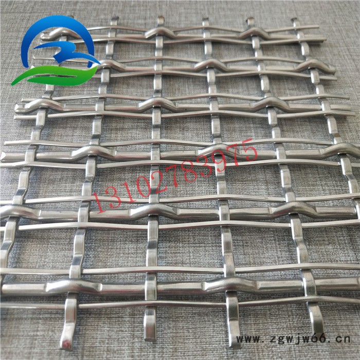 乾卓不锈钢网格金属网帘 不锈钢扁丝编织网格 铜丝网格不锈钢幕墙网屏风装饰筛网图5