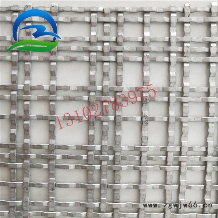 乾卓不锈钢网格金属网帘 不锈钢扁丝编织网格 铜丝网格不锈钢幕墙网屏风装饰筛网图6