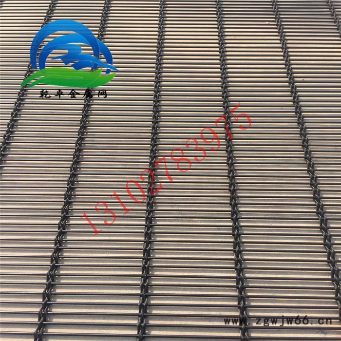 乾卓不锈钢网格金属网帘 不锈钢扁丝编织网格 铜丝网格不锈钢幕墙网屏风装饰筛网图7