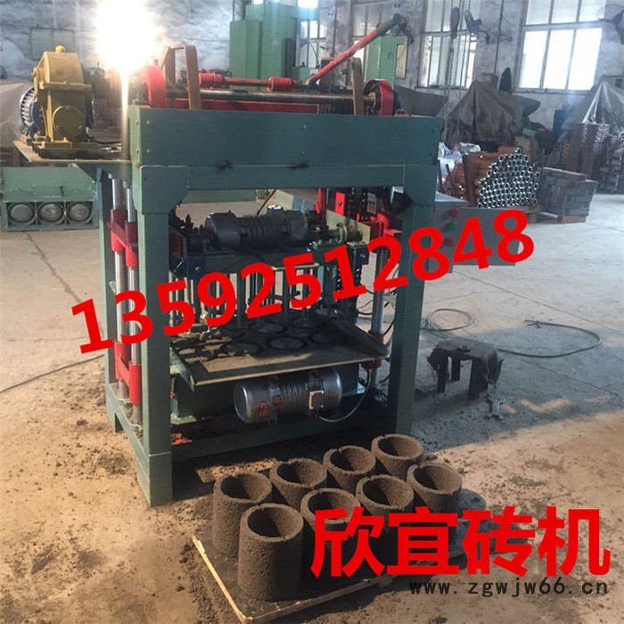 河南欣宜生产圆筒形水泥砖机 浇注料保温制砖机 耐火材料免烧砖机设备图8