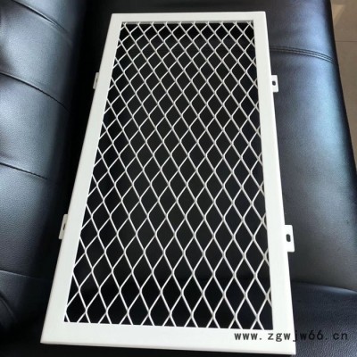 粤艺佰菱形网格铝天花， 过道金属网铝板吊顶， 菱形网格天花铝板定制