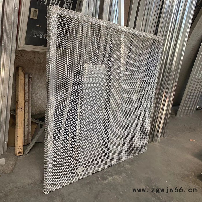 粤艺佰菱形网格铝天花， 过道金属网铝板吊顶， 菱形网格天花铝板定制图5