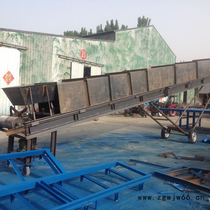 西安 供应 大倾角裙边挡边输送机 多功能皮带输送机 移动带式输送机 裙边挡板输送机 金属网带输送机 粮食皮带输送机图4