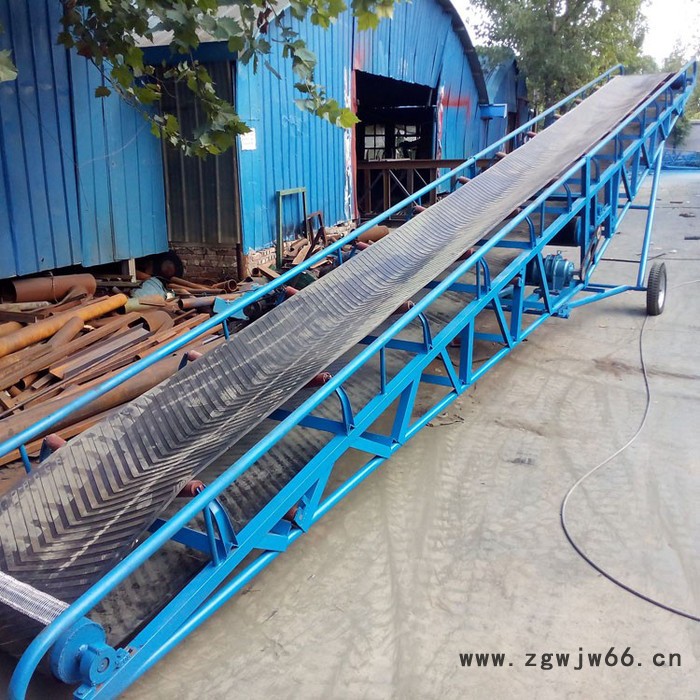西安 供应 大倾角裙边挡边输送机 多功能皮带输送机 移动带式输送机 裙边挡板输送机 金属网带输送机 粮食皮带输送机图5