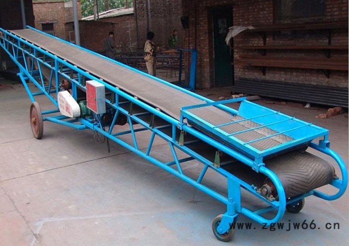 西安 供应 大倾角裙边挡边输送机 多功能皮带输送机 移动带式输送机 裙边挡板输送机 金属网带输送机 粮食皮带输送机图3