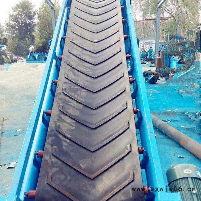 西安 供应 大倾角裙边挡边输送机 多功能皮带输送机 移动带式输送机 裙边挡板输送机 金属网带输送机 粮食皮带输送机图8