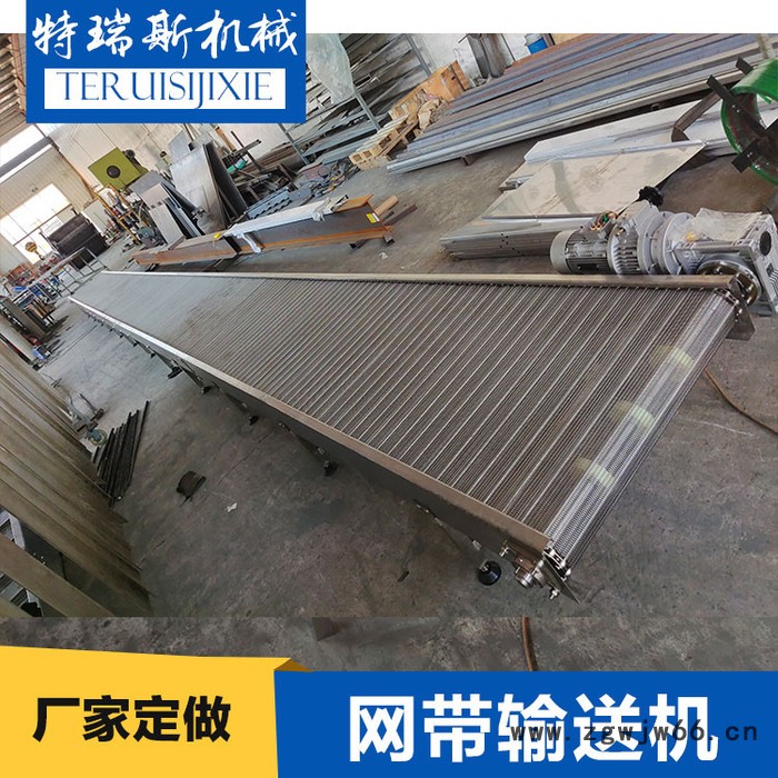 厂家定做特瑞斯 网带输送机 金属网带输送机 食品网带输送机图2