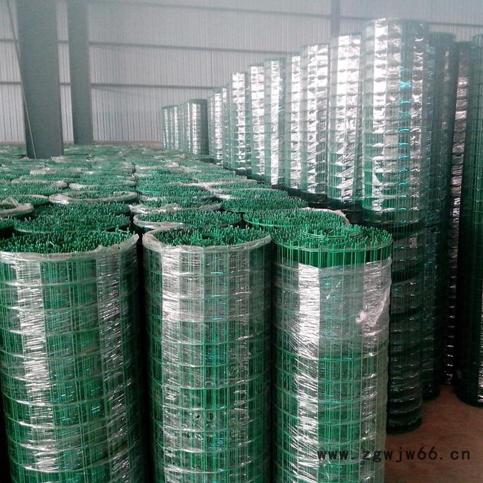 【宏乐】 直销  养鸡围网 荷兰网 鱼塘防护围网 绿色铁丝防护网 焊接金属网图2