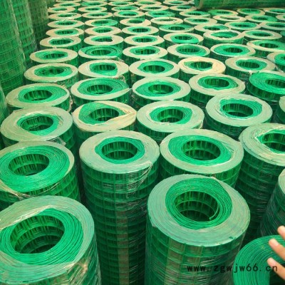 【宏乐】 直销  养鸡围网 荷兰网 鱼塘防护围网 绿色铁丝防护网 焊接金属网