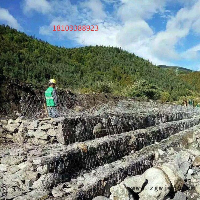 【派森】三拧石笼网 镀锌铁丝网 石笼网箱网笼 金属网批发定做图2