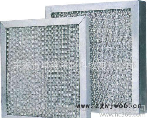 【卓维】金属铝网过滤器 金属网初效过滤器3层5层7层 空气过图2