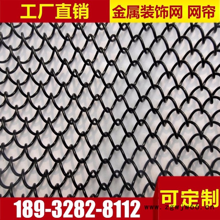 恩尔金属网帘 酒店装饰锤帘 商场隔断网帘图4