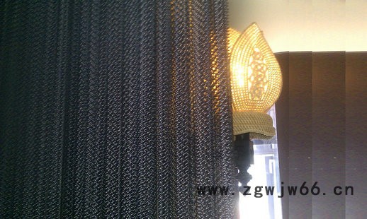 恩尔金属网帘 酒店装饰锤帘 商场隔断网帘图2