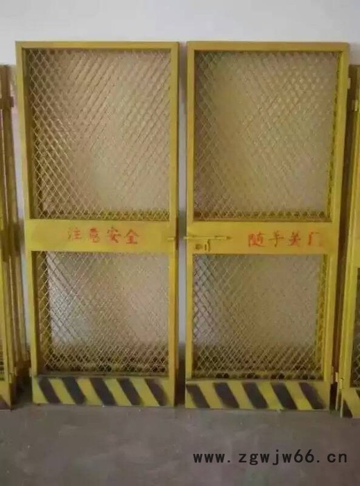 浙江电梯防护门厂家专业生产批发金属网电梯门 建筑工地电梯安全门 楼层建筑安全电梯门图2
