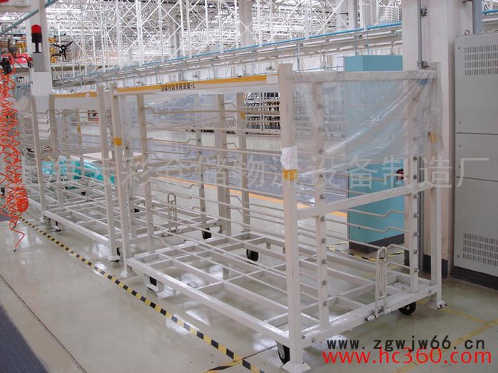 供应云彩汽车总成料架、料架车、总成架、物料架、物料车、布袋车、物流台车、手推车、仓库笼、铁板箱、巧固架、金属网箱、堆垛架图6
