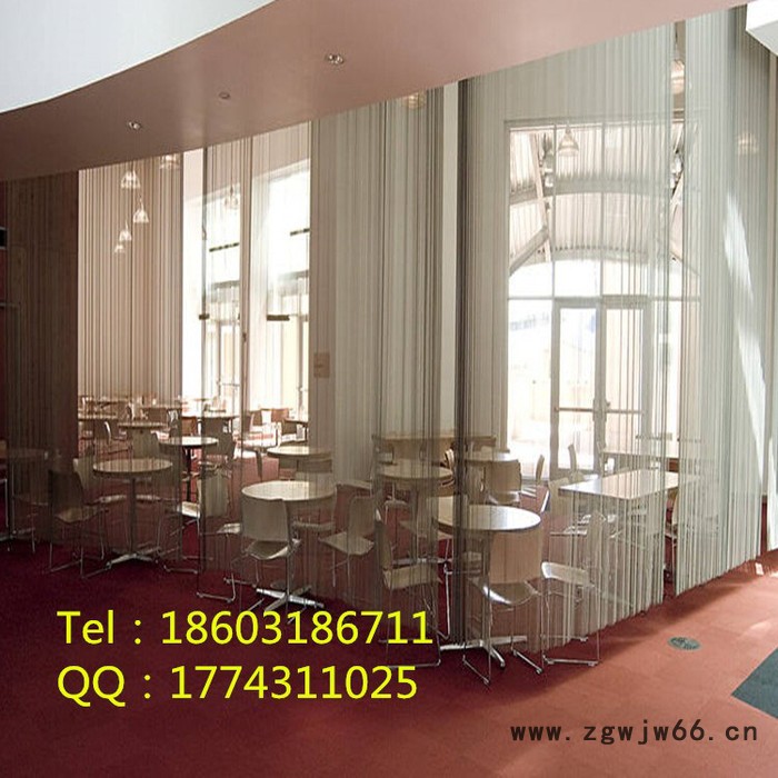 生产金属网帘 金属网垂帘 垂挂装饰网图8