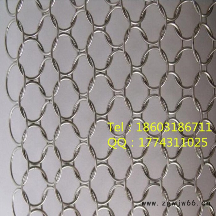 生产金属网帘 金属网垂帘 垂挂装饰网图3