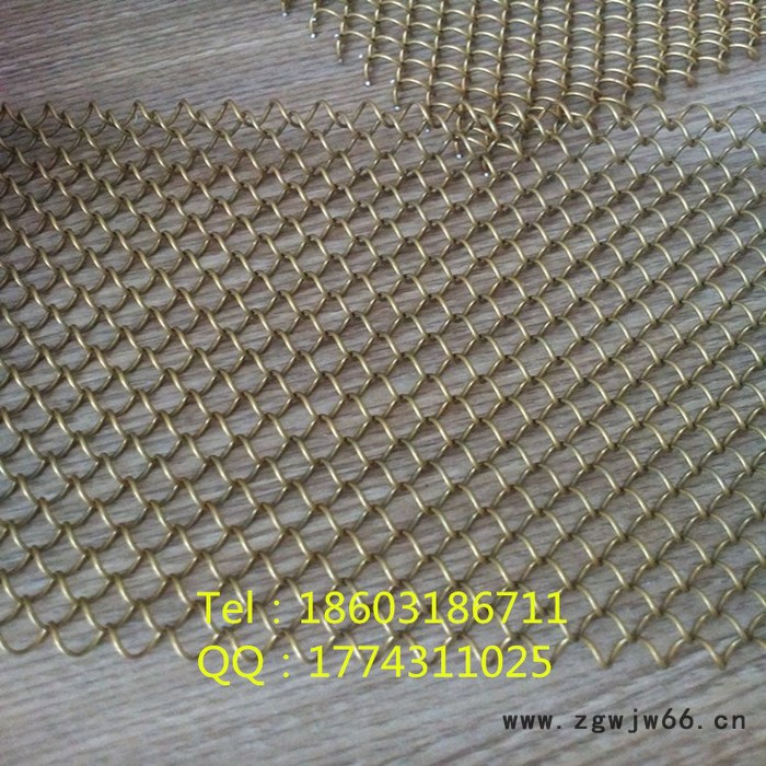 生产金属网帘 金属网垂帘 垂挂装饰网图4