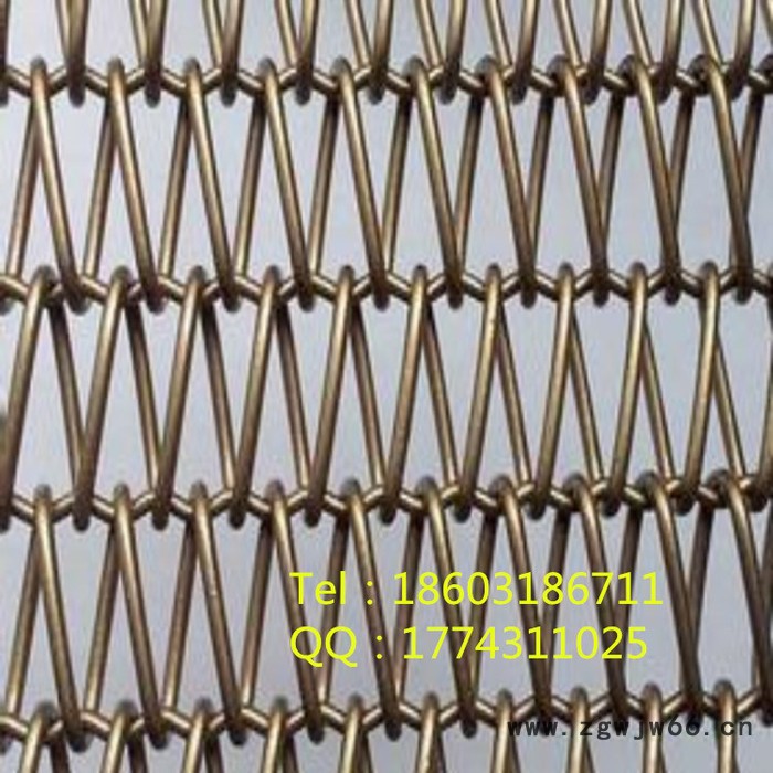 生产金属网帘 金属网垂帘 垂挂装饰网图2