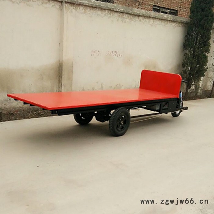 专业制造电动平板车 耐火材料厂用2吨大型平板车载重量大图6