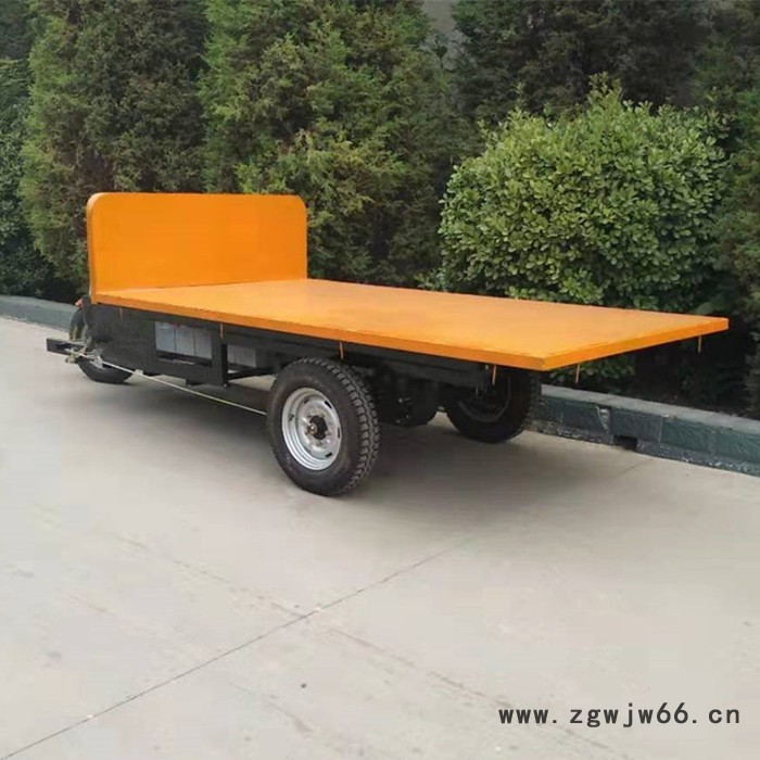 专业制造电动平板车 耐火材料厂用2吨大型平板车载重量大图5