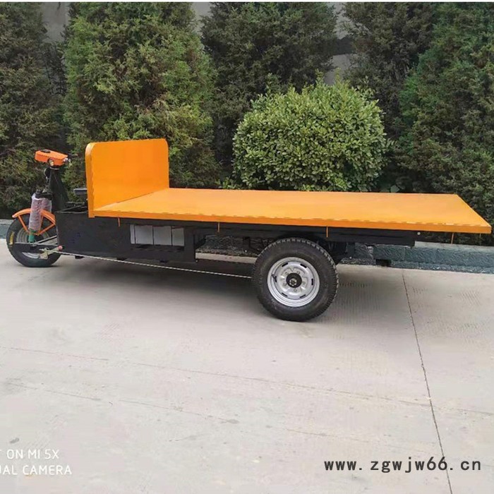 专业制造电动平板车 耐火材料厂用2吨大型平板车载重量大图4