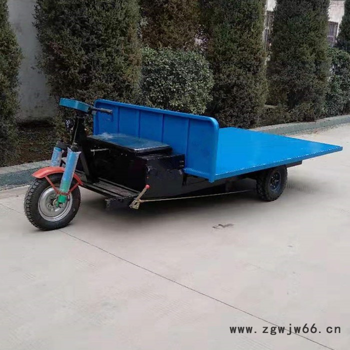 专业制造电动平板车 耐火材料厂用2吨大型平板车载重量大图7