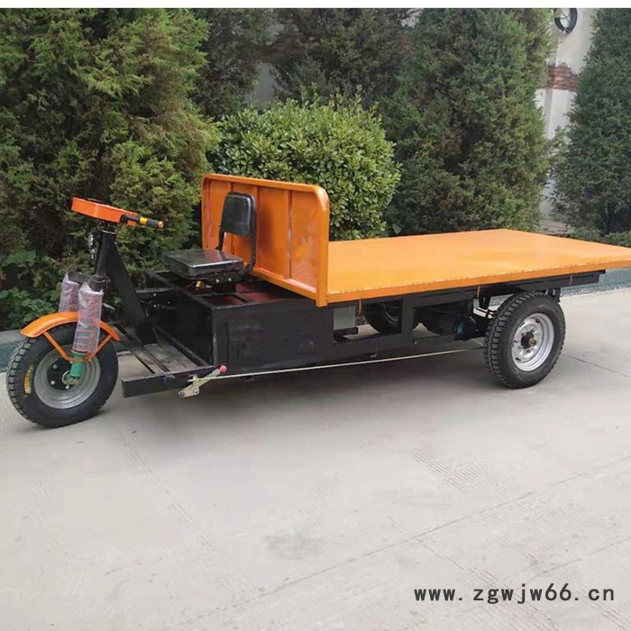 专业制造电动平板车 耐火材料厂用2吨大型平板车载重量大图3