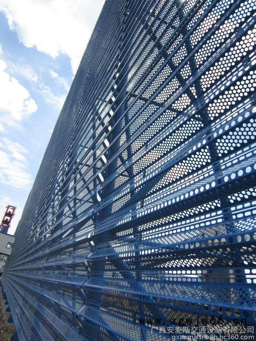 广西厂家供应冲孔网 防风抑尘网 冲孔网围挡 冲孔装饰网 金属网 **图5