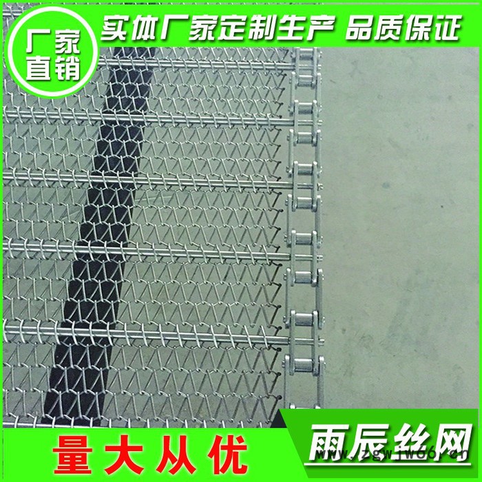 雨辰网链@高温网带  不锈钢输送网带  金属网带  人字形网带  定制网带图2