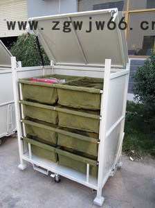 供应云彩布袋车、烟草笼车、料架、汽车零部件转运架、工位车、工业筐、物流台车、巧固架、立式托盘、轮胎架、铁板箱、金属网箱图4