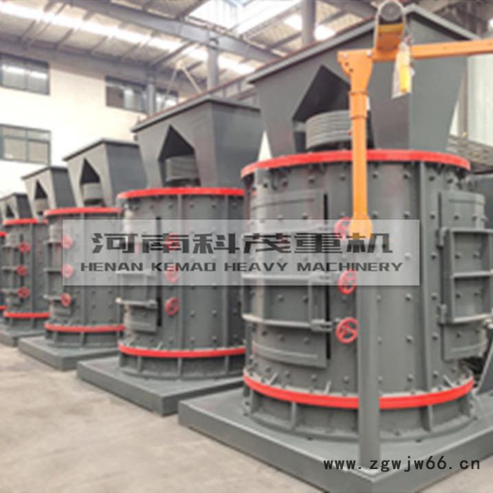 科茂重机时产100-300吨复合板锤式数控立轴制砂机 立轴式粉碎机 立轴青石移动制砂机 耐火材料破碎机图3