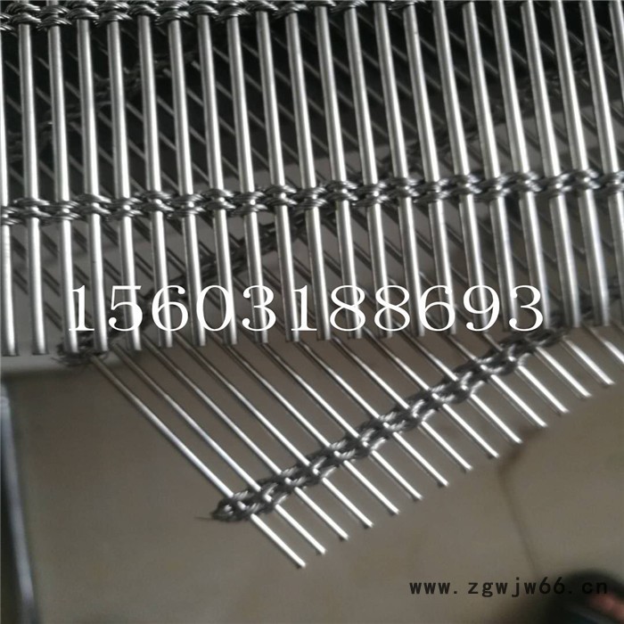 金属编织网 花型编织金属网格 斜纹镂空金属编织网 吊顶金属网垂帘挂帘网图3