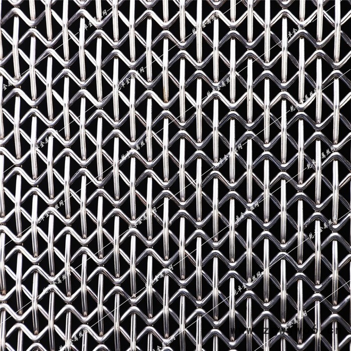金属编织网 花型编织金属网格 斜纹镂空金属编织网 吊顶金属网垂帘挂帘网图7