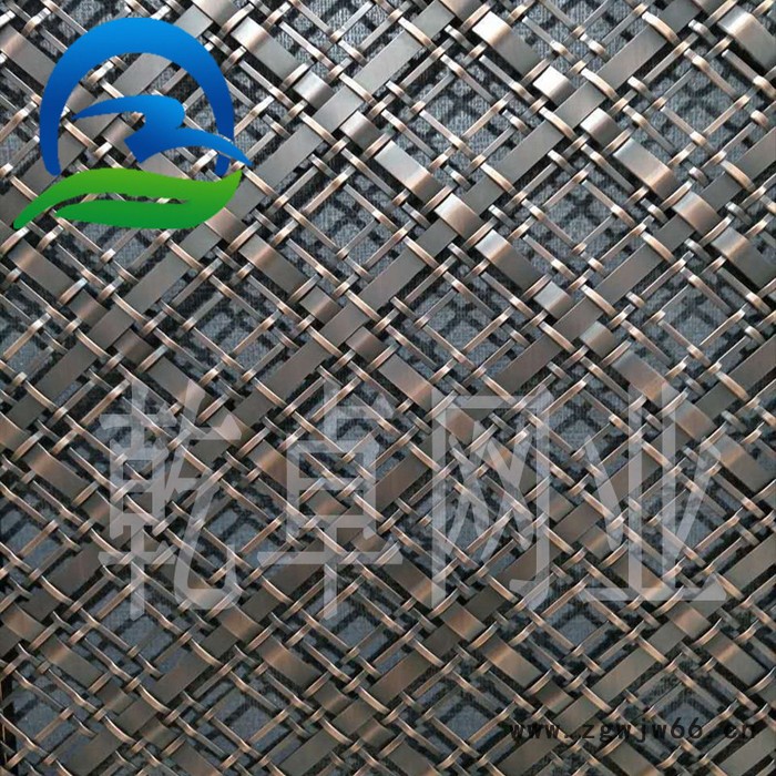 金属编织网 花型编织金属网格 斜纹镂空金属编织网 吊顶金属网垂帘挂帘网图5