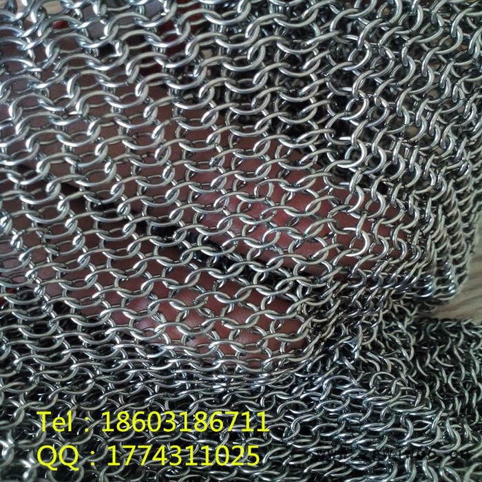 生产铝镁合金勾花金属网帘  网帘       金属网帘图2