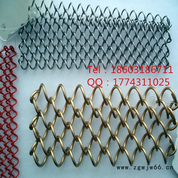 生产铝镁合金勾花金属网帘  网帘       金属网帘图4