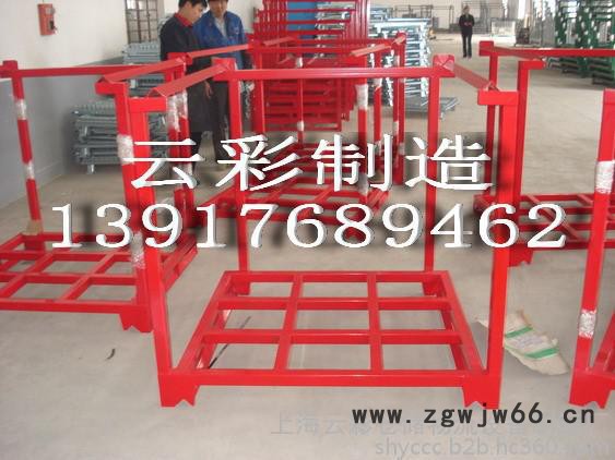 供应上海武汉巧固架、柱式托盘、网箱托盘、货架、仓库笼、仓储笼、物流台车、料架、料箱、金属网筐、铁板箱、托盘、手推车图2