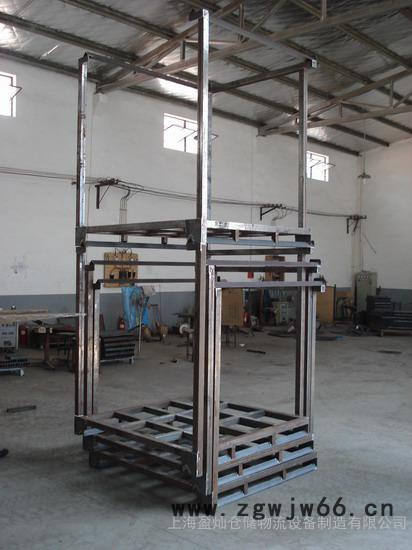 供应上海武汉巧固架、柱式托盘、网箱托盘、货架、仓库笼、仓储笼、物流台车、料架、料箱、金属网筐、铁板箱、托盘、手推车图5