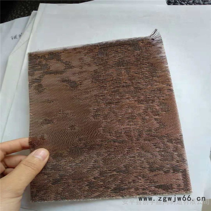 创宇 金属网隔断 玻璃夹层装饰网 夹丝玻璃网 金属装饰网 金属网硬包 欢迎订购图5