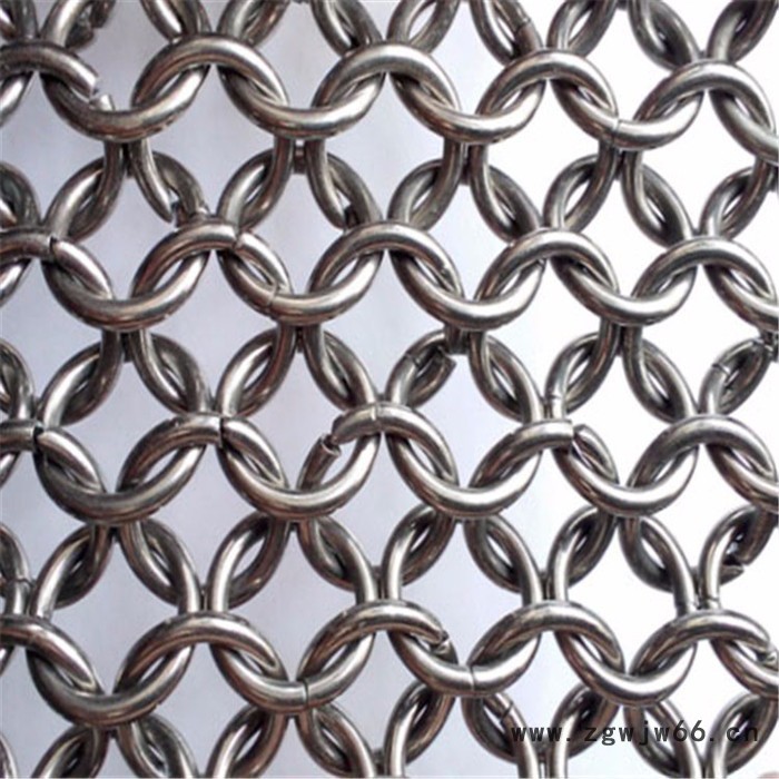 金属网帘厂家批发@金属环网@金属圆环网帘价格图5